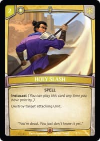 Holy Slash - Intro Decks - 2019 - Argent Saga TCG card