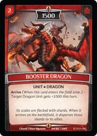 Booster Dragon - Intro Decks - 2019 - Argent Saga TCG card