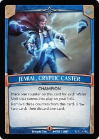 Jemial, Cryptic Caster - Intro Decks - 2019 - Argent Saga TCG card
