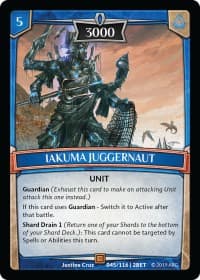 Iakuma Juggernaut - Betrayal - Argent Saga TCG card