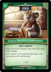 Kala, Trusty Companion - Intro Decks - 2019 - Argent Saga TCG card