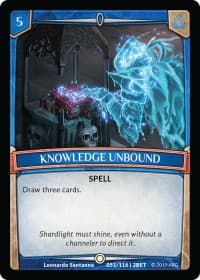Knowledge Unbound - Betrayal - Argent Saga TCG card