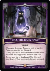 Luna, the Dark Spirit - Intro Decks - 2019 - Argent Saga TCG card