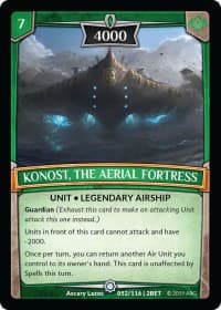 Konost, the Aerial Fortress - Betrayal - Argent Saga TCG card