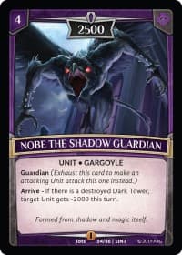 Nobe the Shadow Guardian - Intro Decks - 2019 - Argent Saga TCG card