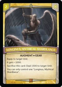 Longinus, Mythical Shardlance - Betrayal - Argent Saga TCG card