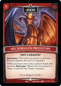 Mechdragon Prototype - Betrayal - Argent Saga TCG card