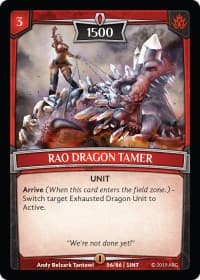 Rao Dragon Tamer - Intro Decks - 2019 - Argent Saga TCG card