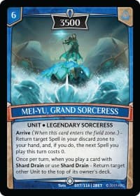 Mei-Yu, Grand Sorceress - Betrayal - Argent Saga TCG card