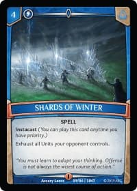 Shards of Winter - Intro Decks - 2019 - Argent Saga TCG card