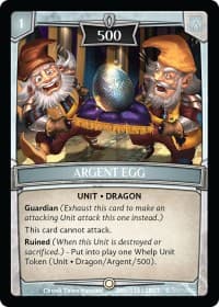Argent Egg - Betrayal - Argent Saga TCG card