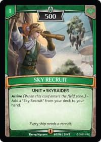 Sky Recruit - Intro Decks - 2019 - Argent Saga TCG card