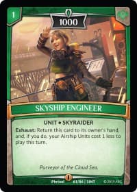 Skyship Engineer - Intro Decks - 2019 - Argent Saga TCG card