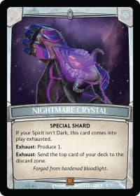 Nightmare Crystal - Betrayal - Argent Saga TCG card