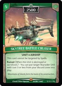 Skytree Battle Cruiser - Intro Decks - 2019 - Argent Saga TCG card