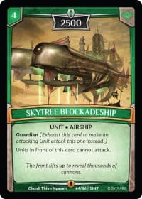 Skytree Blockadeship - Intro Decks - 2019 - Argent Saga TCG card