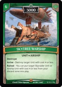 Skytree Warship - Intro Decks - 2019 - Argent Saga TCG card