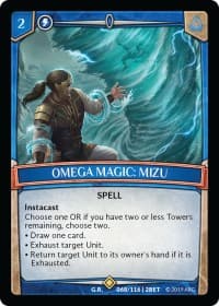 Omega Magic: Mizu - Betrayal - Argent Saga TCG card