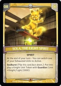 Sola, the Light Spirit - Intro Decks - 2019 - Argent Saga TCG card