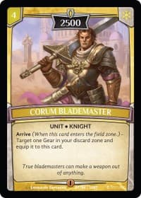 Corum Blademaster - Intro Decks - 2019 - Argent Saga TCG card