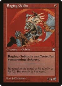 Raging Goblin - Portal Second Age - Magic: The Gathering card