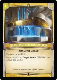 Standard Shardsword - Intro Decks - 2019 - Argent Saga TCG card