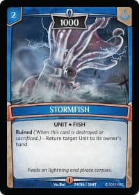 Stormfish - Intro Decks - 2019 - Argent Saga TCG card