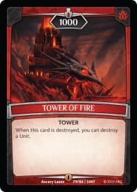 Tower of Fire - Intro Decks - 2019 - Argent Saga TCG card