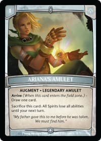 Ariana's Amulet - Betrayal - Argent Saga TCG card
