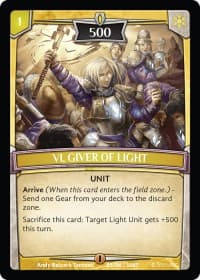 Vi, Giver of Light - Intro Decks - 2019 - Argent Saga TCG card