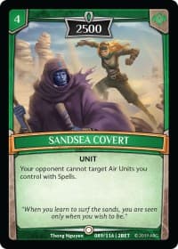 Sandsea Covert - Betrayal - Argent Saga TCG card