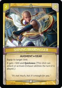Shining Shardagger - Betrayal - Argent Saga TCG card