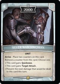 Silver Watchwoman - Betrayal - Argent Saga TCG card