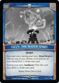 Fizzy, the Water Spirit - Alpha Demo Intro Decks - Argent Saga TCG card
