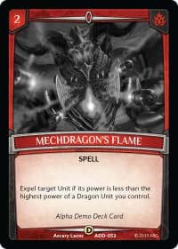 Mechdragon's Flame - Alpha Demo Intro Decks - Argent Saga TCG card