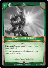 Royal Reflection - Alpha Demo Intro Decks - Argent Saga TCG card