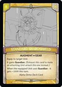 Standard Shardshield - Alpha Demo Intro Decks - Argent Saga TCG card