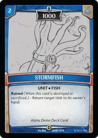 Stormfish - Alpha Demo Intro Decks - Argent Saga TCG card