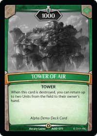 Tower of Air - Alpha Demo Intro Decks - Argent Saga TCG card