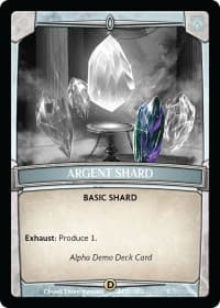 Argent Shard (Dark) - Alpha Demo Intro Decks - Argent Saga TCG card