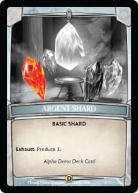 Argent Shard (Fire) - Alpha Demo Intro Decks - Argent Saga TCG card