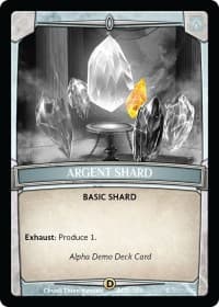 Argent Shard (Light) - Alpha Demo Intro Decks - Argent Saga TCG card