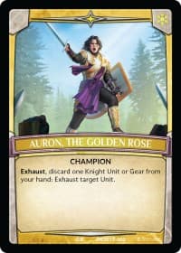 Auron, the Golden Rose Knight - Argent Saga Promos - Argent Saga TCG card