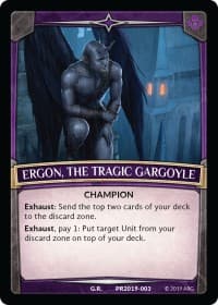 Ergon, the Tragic Gargoyle - Argent Saga Promos - Argent Saga TCG card