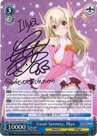 Usual Scenery, Illya (SP) - Fate/kaleid liner PRISMA ILLYA DX - Weiss Schwarz card