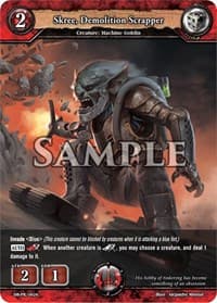 Skree, Demolition Scrapper - PR Cards - Dragoborne card