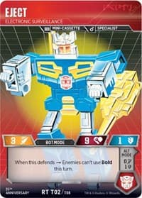 Eject - Electronic Surveillance - Blaster VS Soundwave Box Set 35th Anniversary Edition - Transformers TCG card