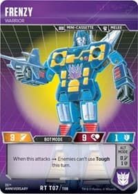 Frenzy - Warrior - Blaster VS Soundwave Box Set 35th Anniversary Edition - Transformers TCG card
