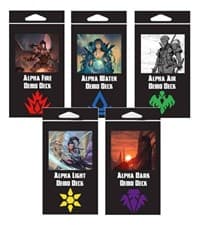Argent Saga TCG: Alpha Intro Demo Decks [Set of 5] - Intro Decks - 2019 - Argent Saga TCG card