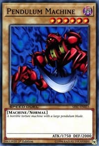 Pendulum Machine - Speed Duel: Scars of Battle - YuGiOh card